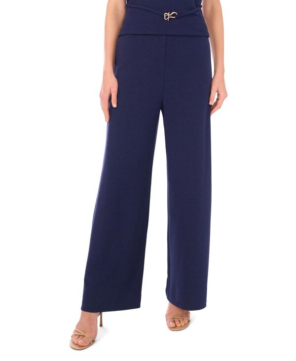 ヴィンスカムート レディース ボトムス カジュアルパンツ ワイドレッグ Vince Camuto Women's Pull-On Wide Leg Pants Classic Navy ネイビー