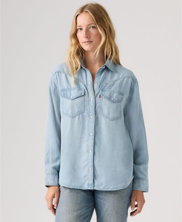 リーバイス レディース トップス シャツ Levi'sawyer Western Shirt Cant Focus