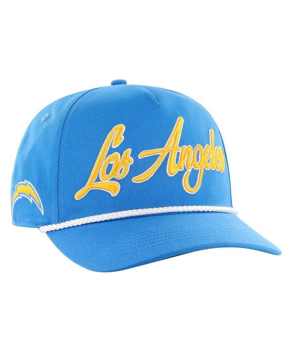 47 ブランド メンズ アクセサリー 帽子 '47 Brand Men's Blue Los Angeles Chargers Overhand Hitch Adjustable Hat Blue ブルー｜ReVida 店