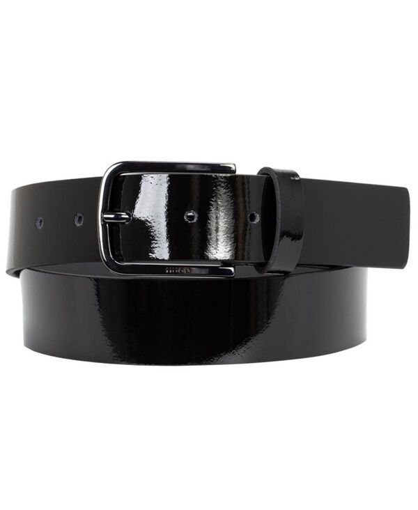 ヒューゴボス メンズ 付属品 胴締め なめし革 Hugo Boss Men\u0027s Evening Dressy Patent Leather Belt Black 黒いこと