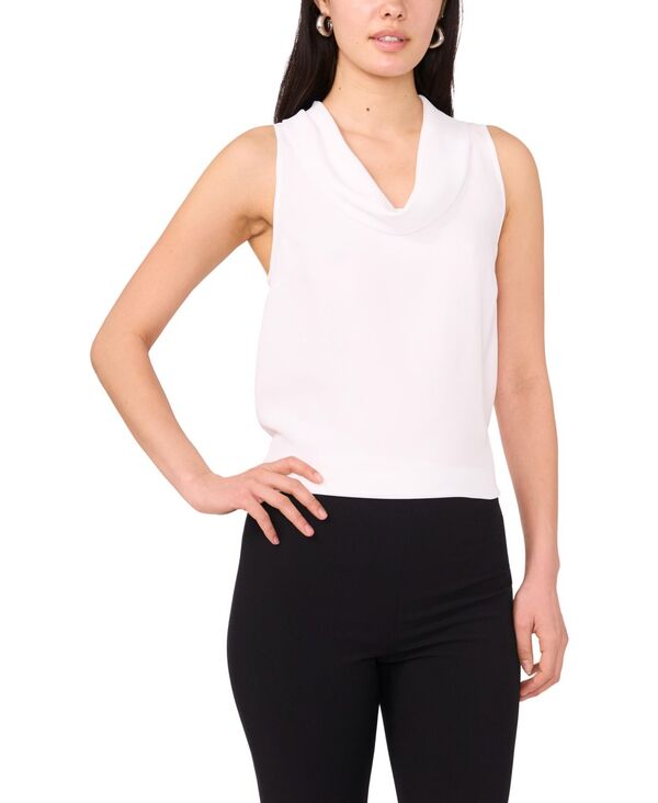ヴィンスカムート レディース トップス シャツ Vince Camuto Women's Cowl Neck Top Ultra White ホワイト 9,360円