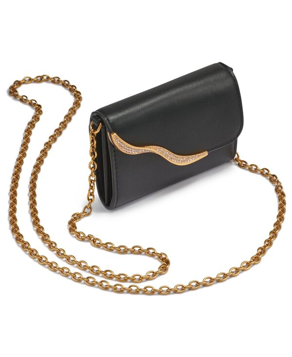 ダナ キャラン ニューヨーク レディース アクセサリー 財布 Donna Karanew York Women's Malverne Pave String Wallet Black/Gold ブラック｜ReVida 店 27,594円