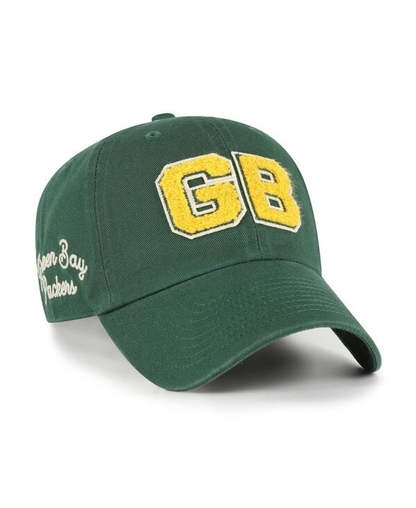 47 ブランド レディース アクセサリー 帽子 '47 Brand Women's Green Bay Packers Zoey Clean Up Adjustable Hat Green グリーン