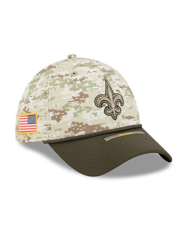 ニューエラ メンズ アクセサリー 帽子 New Era Men's Camo New Orleansaints 2025 Salute to Service 39THIRTY Flex Hat Camo