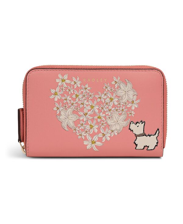 ラドリー 英国の首都 レディース 付属品 がま口 Radley London Love You Lots Medium Around Walletea Rose 財布・ケース-レディース財布-バッグ・小物・ブランド雑貨