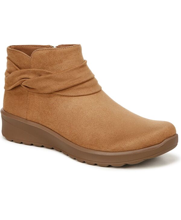ビジーズ レディース シューズ ブーツ・レインブーツ Bzees Gemma Washable Booties Whiskey Tan Microfiber タン