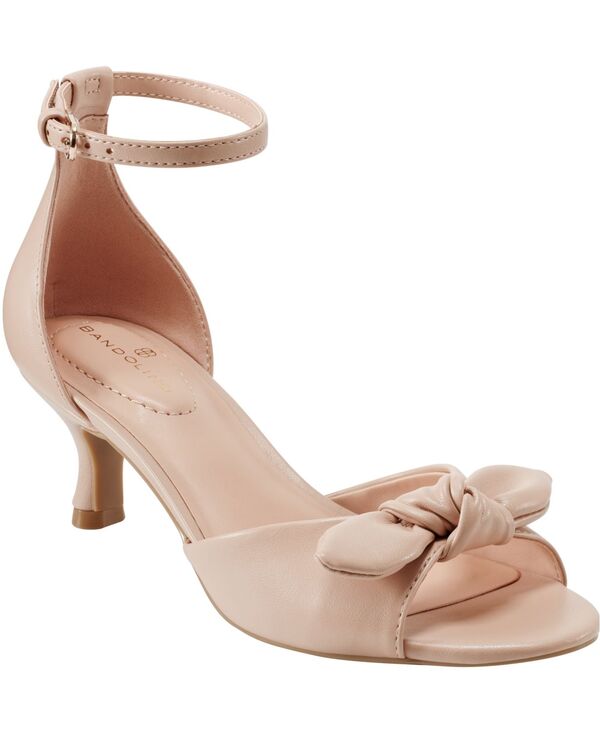 バンドリーノ レディース シューズ サンダル ヒール Bandolino Women's Andora Bow Kitten Heel Sandals Light Pink ピンク|ReVida 店