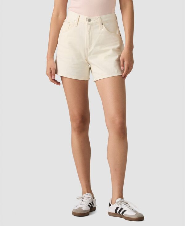 リーバイス レディース ボトムス ハーフパンツ・ショーツ ショートパンツ コットン デニム Levi's Women's Cotton Cinch-Waist Denim Shorts Blank Impact デニム