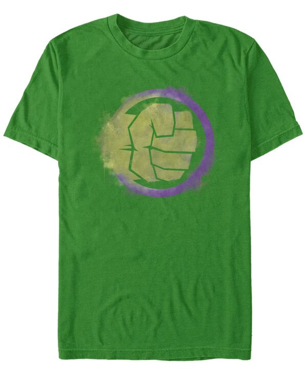フィフスサン メンズ トップス Tシャツ ロゴ Fifth Sun Marvel Men's Avengers Endgame Hulk Spray Paint Fist Logo Short Sleeve T-shirt Kelly