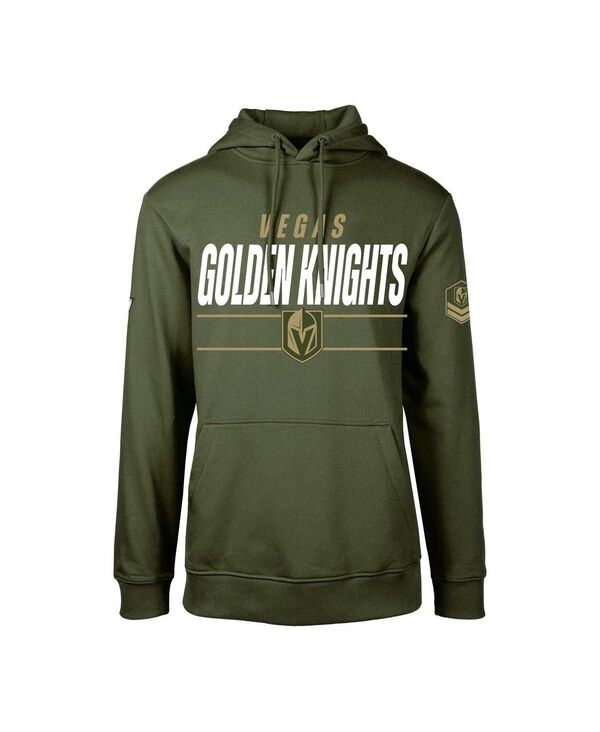 レベルウェア メンズ アウター パーカー・スウェット フリース LevelWear Men's Olivegas Golden Knights Podium Fleece Pullover Hoodie Olive オリーブ 17,736円