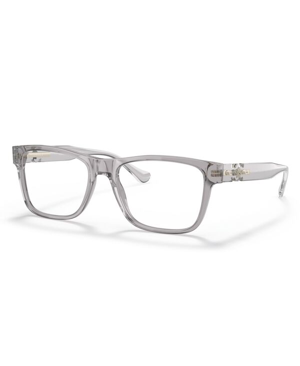 ヴェルサーチ メンズ 付属品 サングラス・アイウェア Versace Men\u0027s Eyeglasses VE3303 Transparent Grey 薄墨色
