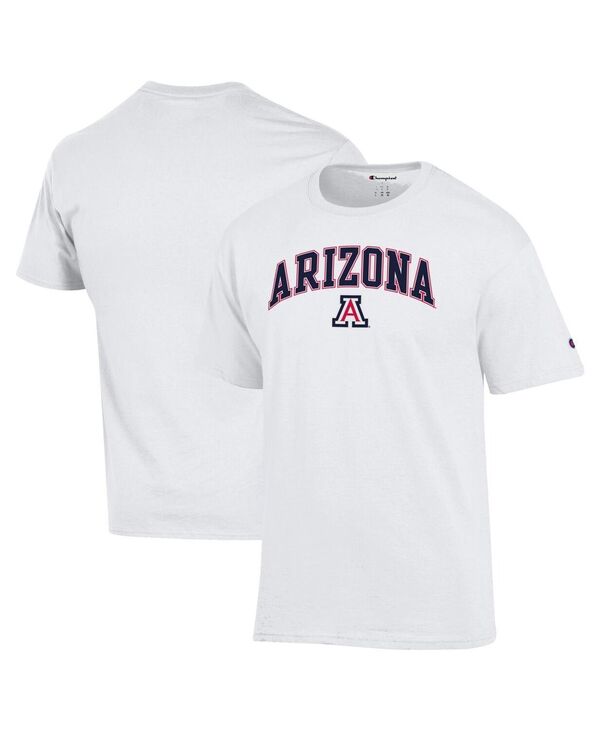 チャンピオン メンズ トップス Tシャツ ロゴ Champion Men's White Arizona Wildcats Arch Over Logo T-Shirt White ホワイト