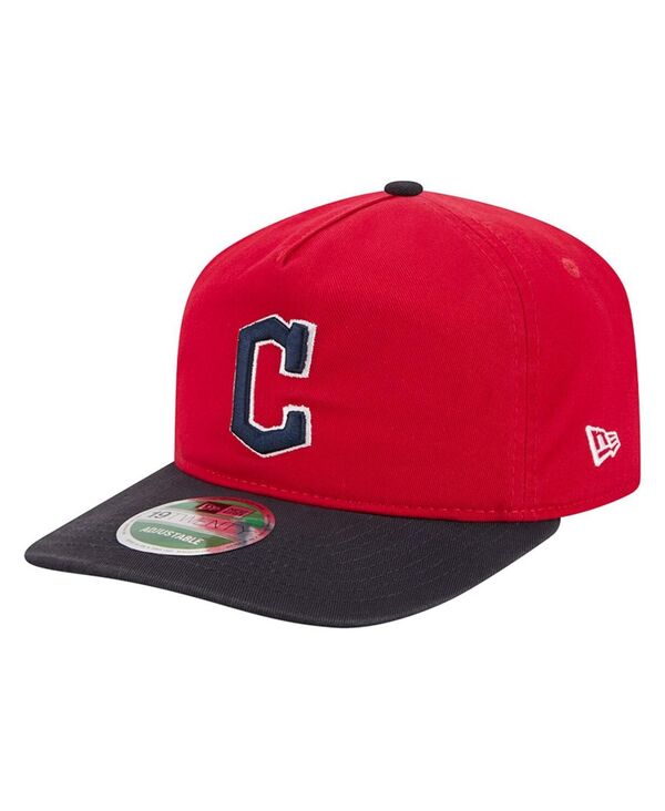 ニューエラ メンズ アクセサリー 帽子 New Era Men's Red Cleveland Guardians Team 19TWENTY Adjustable Hat Red レッド｜ReVida 店 10,245円