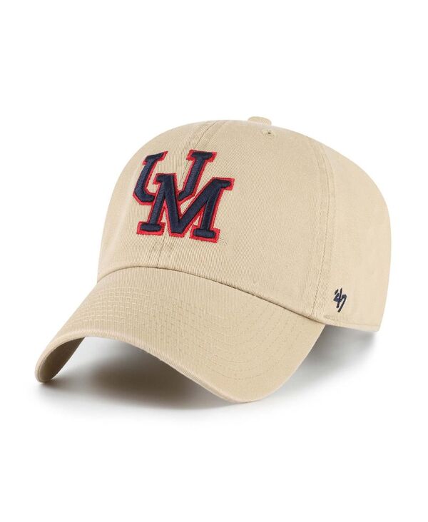 47 ブランド メンズ アクセサリー 帽子 '47 Brand Men's Tan Ole Miss Rebels Vault Clean Up Adjustable Hatan タン