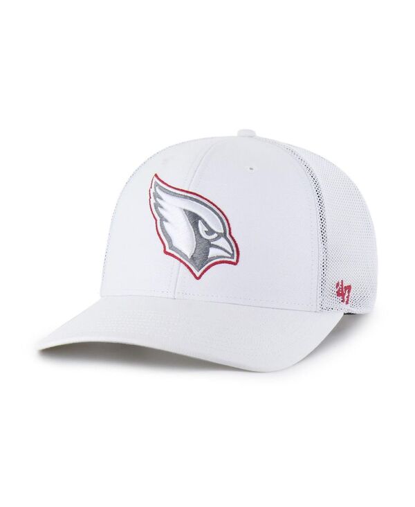 47 ブランド メンズ アクセサリー 帽子 '47 Brand Men's White Arizona Cardinalsnowball Trophy Stretch Fit Hat White ホワイト