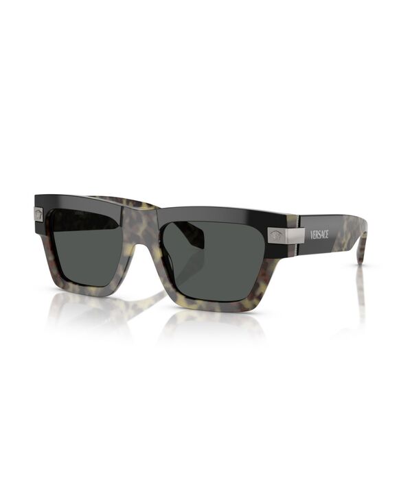 ヴェルサーチ メンズ 佩び物 サングラス・アイウェア Versace Men\u0027s Rectangle Sunglasses VE4464 Havana