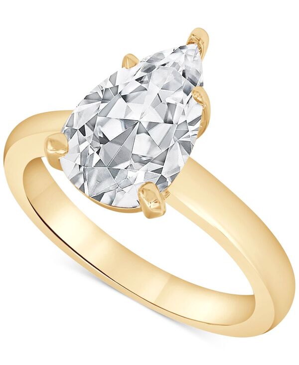 バッジェリーミシュカ レディース アクセサリー リング Badgley Mischka Certified Lab Grown Diamond Pear Solitairengagement Ring (5 ct.w.) in 14k Yellow Gold イエロー|ReVida 店