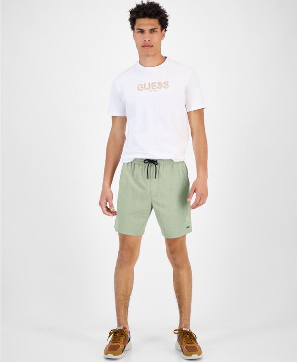 ゲス メンズ 水着 ハーフパンツ・ショーツ GUESS Men'solidrawstring Swim Trunksweet mint ミント