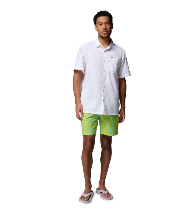 コロンビア メンズ ボトムス ハーフパンツ・ショーツ プリント ショートパンツ Columbia Men's Performance Fishingearambler Printed Water Shorts Voltage clarets