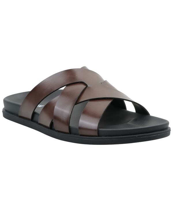 アルファニ メンズ シューズ スリッポン・ローファー サンダル Alfani Men's Waylonn Slip-On Sandals Moroccan Brown ブラウン|ReVida 店