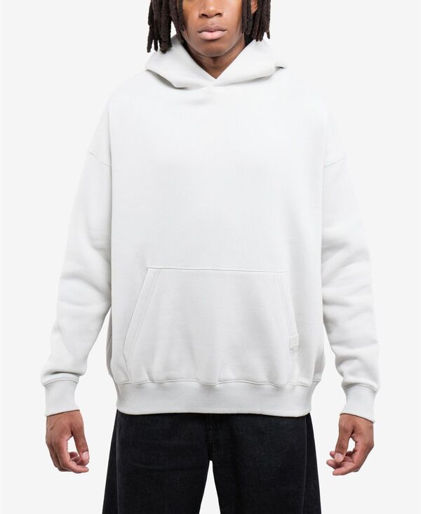 エックスレイ メンズ アウター パーカー・スウェット 長袖 XRAY Men's Oversizedrop-Shoulder Long-Sleeve Pullover Hoodie White ホワイト