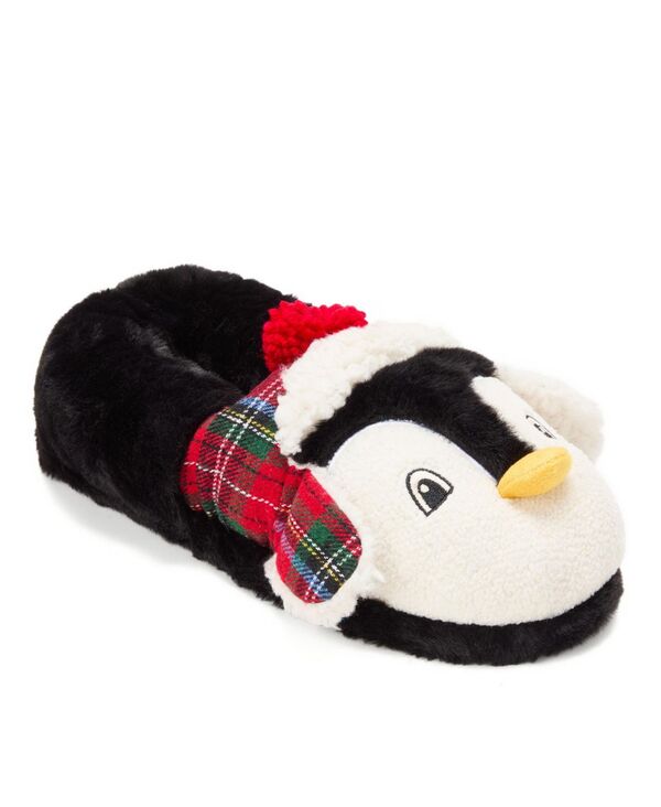 ディアフォームズ レディース シューズ サンダル Dearfoams Men's Unisex Adult Animal Closed Back House Slipper - Santa Black ブラック
