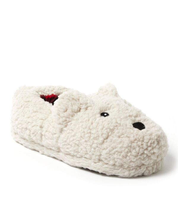 ディアフォームズ レディース シューズ サンダル Dearfoams Men's Unisex Adult Animal Closed Back House Slipper - Santa Creme brulee アニマル