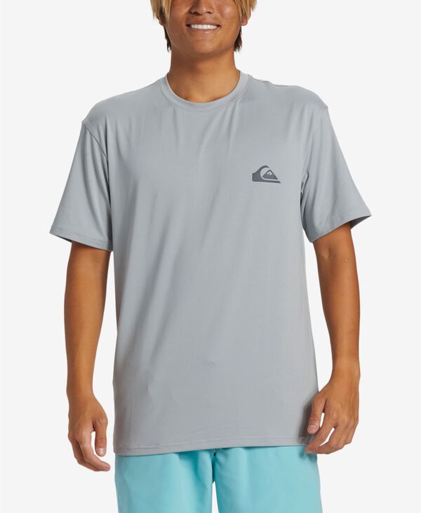 クイックシルバー メンズ トップス Tシャツ Quiksilver Men's Everyday Surf Short Sleeve T-shirt Quarry|ReVida 店