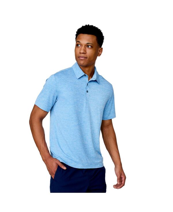 無償性 カントリー メンズ トップス スポーツシャツ Free Country Men\u0027sunFree UPF Polo Shirt Blue 青み