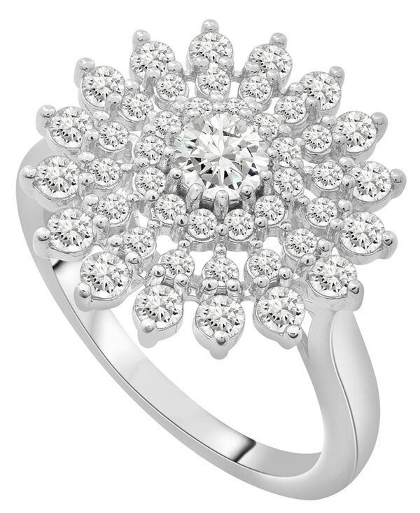 ラップド イン ラヴ レディース アクセサリー ピアス・イヤリング Wrapped in Love Diamond Flower Clustering (1 ct.w) in 14k Gold or 14k White Gold ホワイト