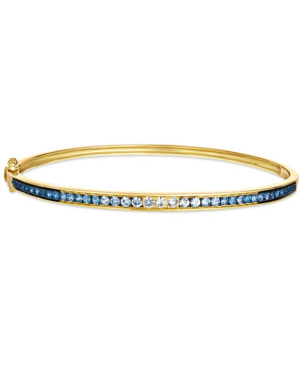 ル ヴァン レディース アクセサリー ブレスレット・バングル・アンクレット Le Vian White Sapphire (0.17 ct.w.) and Sapphire Ombres (0.97 ct.w.) Bracelet in 14k Honeyellow Gold イエロー