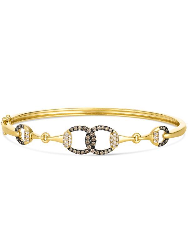 ル ヴァン レディース アクセサリー ブレスレット・バングル・アンクレット Le Vian Chocolate Diamond (0.41 ct.w.) and Nude Diamond (0.21 ct.w.) Bangle in 14k Honeyellow Gold イエロー