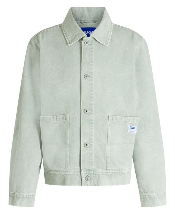 ヒューゴボス メンズ アウター ジャケット・ブルゾン Hugo Boss Men's Carpenteregular-Fit Jacket Seafoam