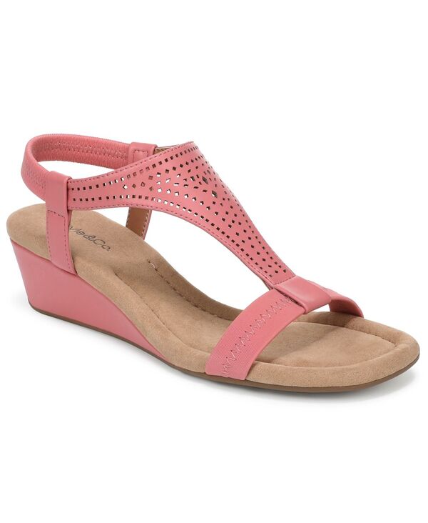 スタイルアンドコー レディース シューズ サンダル Style & Co Women'step N Flex Vacanzaa Wedge Sandals Dusty Rose
