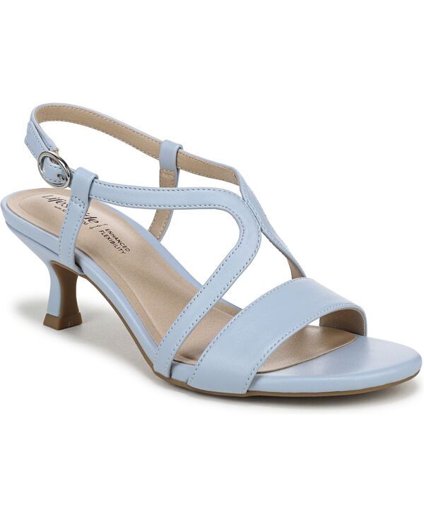 ライフストライド レディース シューズ サンダル LifeStride Women's Nolita Slingback Sandals Ice Blue Faux Leather ブルー