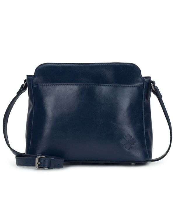 パトリシアナシュ レディース 御徒面子 なめし革 Patricia Nash Ithaca Smalleather Crossbody Bag Denim Blue ジーンズ