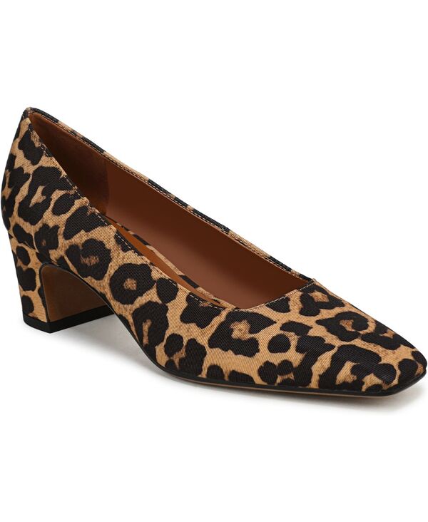 フランコサルト レディース シューズ パンプス Franco Sarto Women'salino Square Toe Pumps Cameleopard Print Fabric キャメル｜ReVida 店