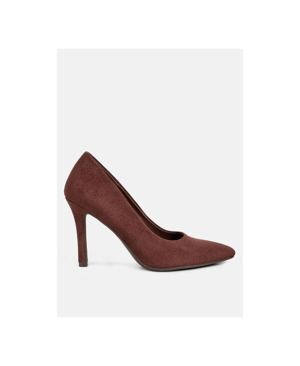ロンドンラグ レディース シューズ パンプスエード London Rag Women gilmore suede formal stiletto pumps Brown ブラウン