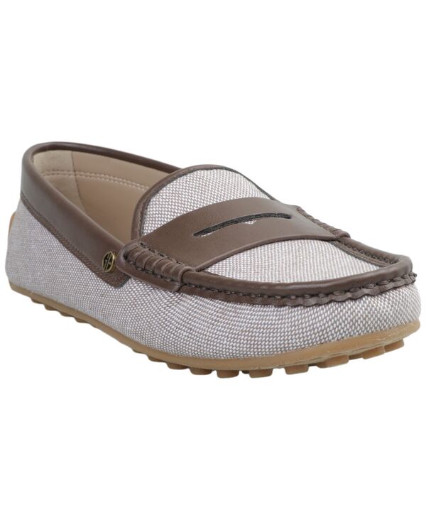 ジャーニ ベルニーニ レディース シューズ スリッポン・ローファー Giani Bernini Women's Carinna Slip On Driver Loafers Brown Canvas ブラウン
