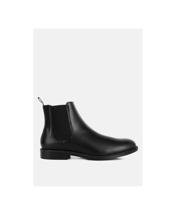 ロンドンラグ レディース シューズ ブーツ・レインブーツ レザー フェイクレザー London Rag Womens Fraser Faux Leather Pull Tabs Boots Black ブラック|ReVida 店