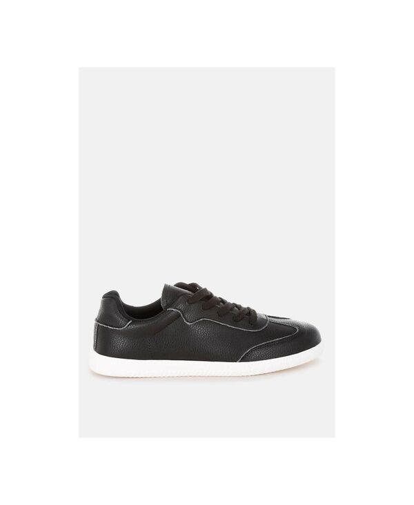 ロンドンラグ レディース シューズ スニーカー レザー London Rag Womens Bostonia Realeather Casual Sneakers Black ブラック 17,375円
