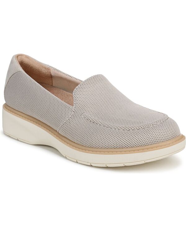 ドクター・ショール レディース シューズ パンプス ダウン ローファー Dr. Scholl's Women's Calm Down Round Toe Loafers Oyster Grey Fabric グレー