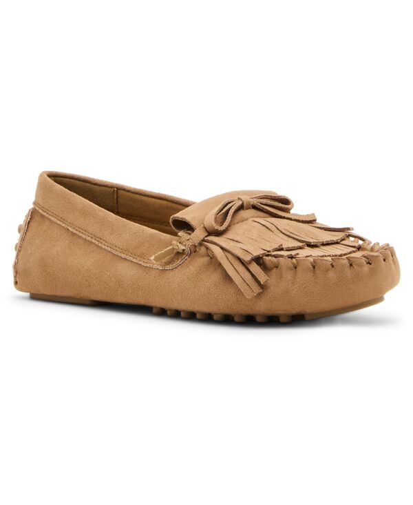 アンクライン レディース シューズ スリッポン・ローファー Anne Klein Women's Cali Kiltie Driver Loafersand Suede サンド