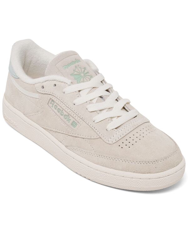 リーボック レディース シューズ スニーカー ヴィンテージ Reebok Women\u0027s Club C 85 Vintage Casual Sneakers from Finish Line Chalk Teal 車輪止め