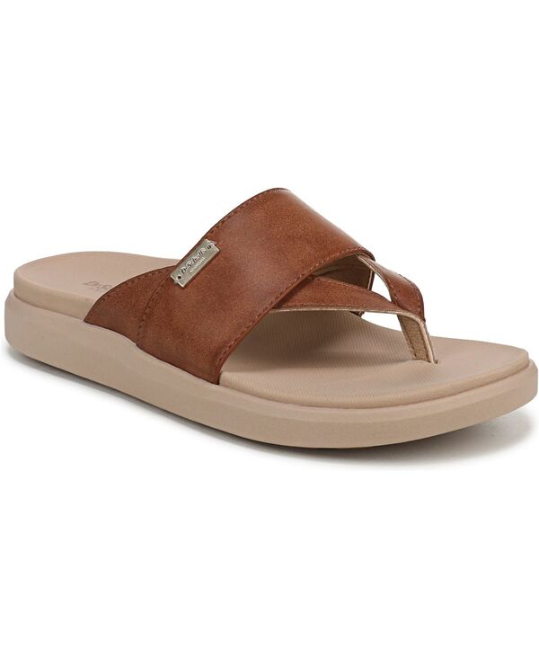 ドクター・ショール レディース シューズ サンダル Dr. Scholl's Women's All Day Thong Sandals Honey Brown Faux Leather ブラウン|ReVida 店
