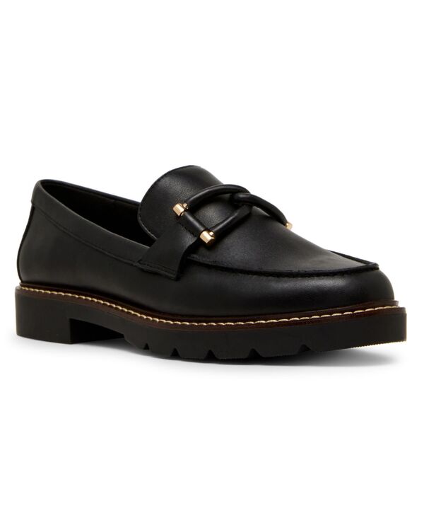 アンクライン レディース シューズ スリッポン・ローファー Anne Klein Women's Ellison Lug Sole Loafers Black ブラック