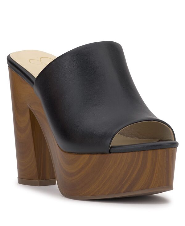 ジェシカシンプソン レディース シューズ サンダル プラットフォーム ヒール Jessica Simpson Women'shelbie Block Heel Platformules Black Vachetta ブラック