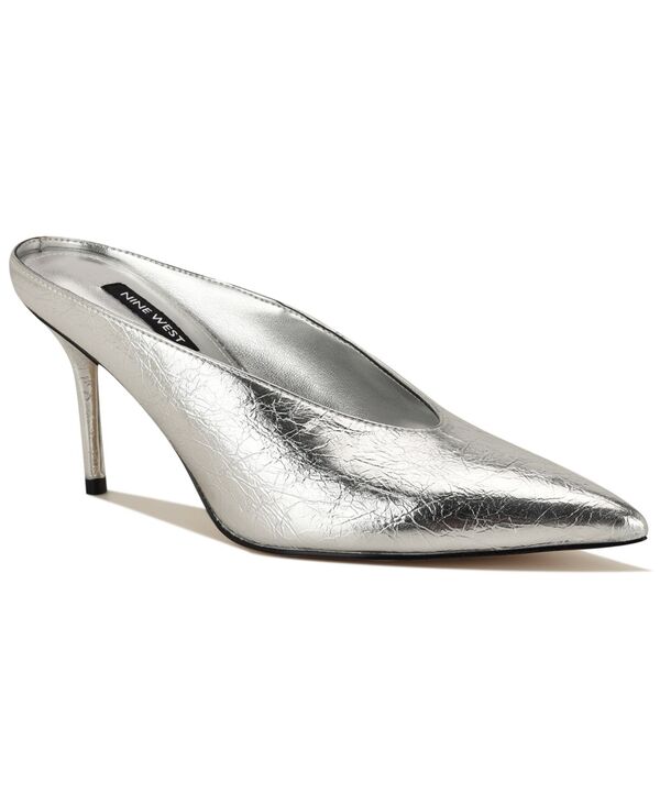 ナインウェスト レディース シューズ スリッポン・ローファー Nine West Women's Verra Slip-On Stiletto Mule Pumpsilver シルバー 19,936円