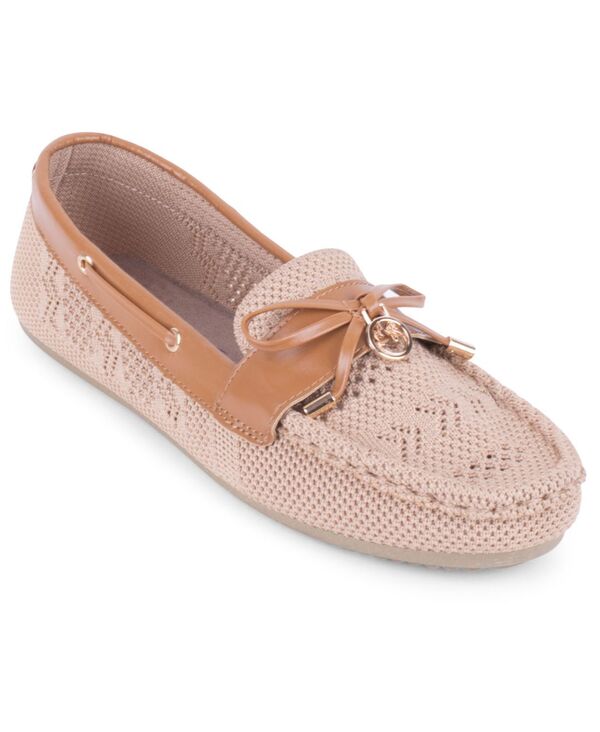 グロリアバンデービルト レディース シューズ スリッポン・ローファー ニット Gloria Vanderbilt Women's Reese Knit Slip-On Loafers Tan タン｜ReVida 店