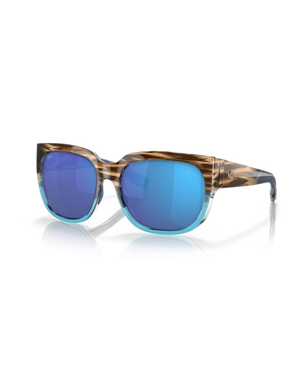 【貨物輸送無料】 コスタデルマール レディース サングラス・アイウェア 佩び物 Women\u0027s Waterwoman Polarized Sunglasses 6S9004 Shiny Wahoo